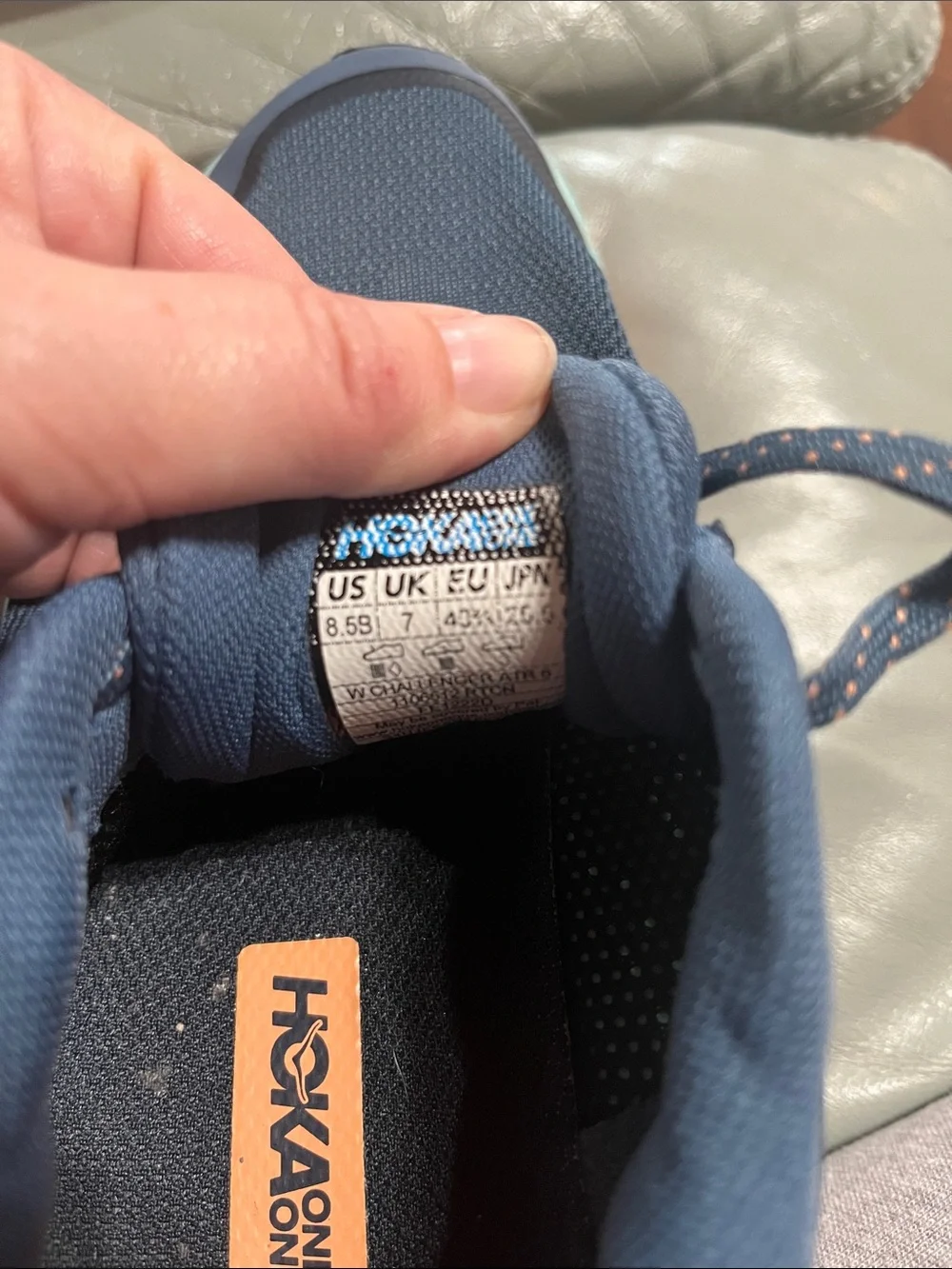 Woman’s Blue and Coral Athletic Running Shoes